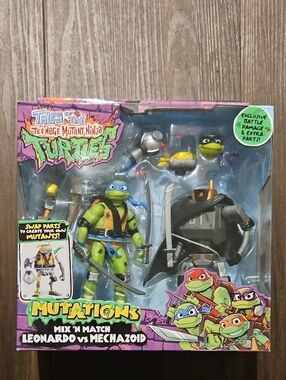 Teenage Mutant Ninja Turtles MIX 'N MATCH LEONARDO vs Mechazoid